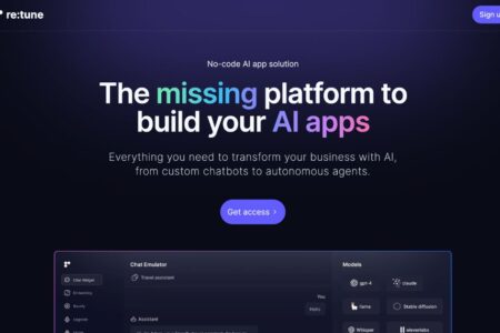 Retune: Custom chatbots and autonomous AI agents