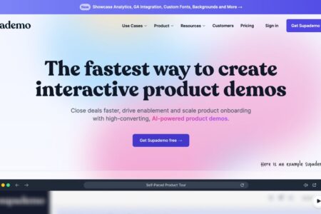 Supademo: Create interactive product demos with ease